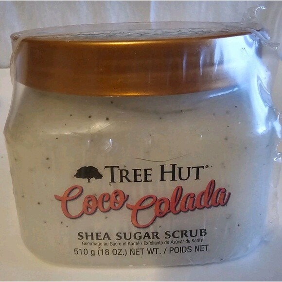 Tree Hut Coco Colada Shea Sugar Exfoliating and Hydrating Body Scrub, 18 oz. NEW - Picture 1 of 2
